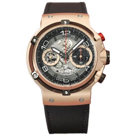 Men's Classic Fusion Ferrari GT King Gold Chronograph Rubber 